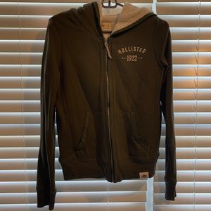 Hollister Fuzzy Zip Up
